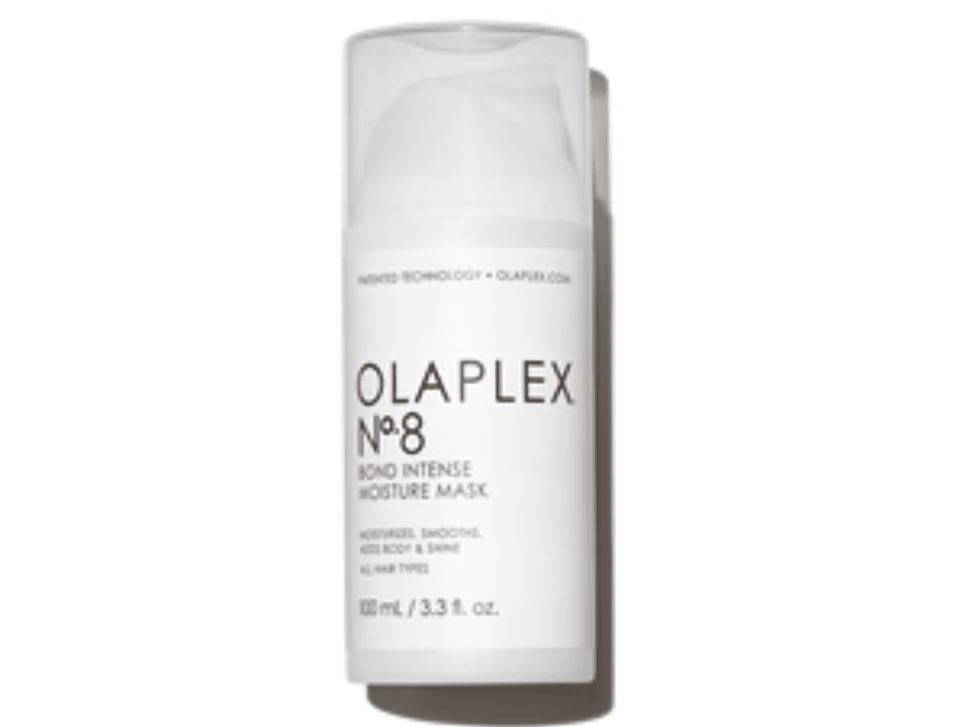 Olaplex No.8 Bond Intense Moisture Mask – used at Simon Warwick Salons for deep conditioning, strength, and shine in professional in-salon treatments.